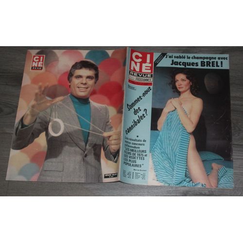 Marlene Jobert 1p/ Jacques Brel 4p/ Kurosawa 1p/ Jeanne Moreau 1/2p/ Jane Fonda 1/2p/ Film Serail Avec Marie France Pisier 4p/ Poster Michelle Salon Seins Nus / Claude Jade 1p/ Majax /7