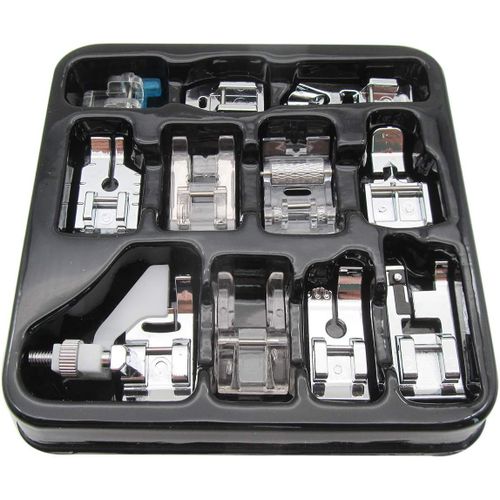 Marque -# Kp-19044 11 Pices Pied-De-Biche Kit De Machine  Coudre Mnage Bricolage Pices De Rechange Accessoires Adapt Pour Machine  Coudre Brother Singer Janome