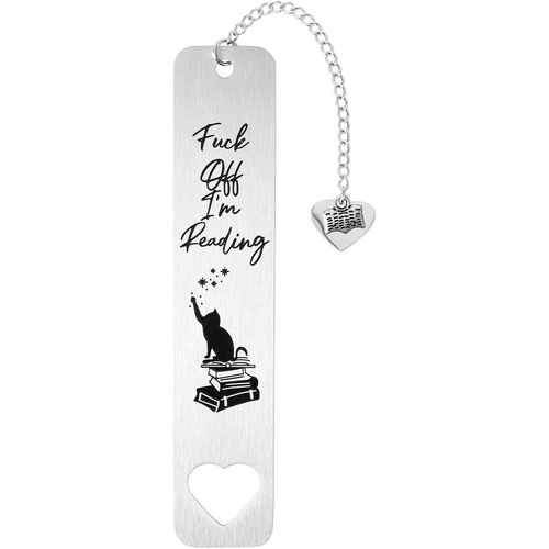 Marque-Page Chat, Marque-Page Chat Pour Femme Alliage De Zinc Marque-Page Pour Femme En Lecture Amoureux Des Chats Marque-Page Chat Mignon Avec Pendentif En Forme De Cour
