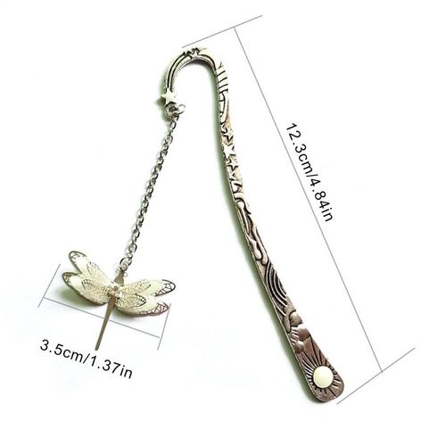 Marque-Page En Alliage Fluorescent Avec toile, Soleil, Lune, Papillon 3d, Marque-Page Cratif, Souvenir, Pendentif Pour La Fte Des Mres, Brille Dans La Nuit