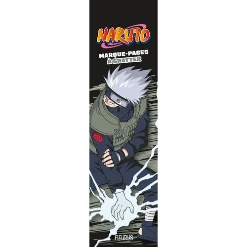 Marque-Pages  Gratter Naruto (Kakashi) - Avec 1 Stylet    Format Beau livre 
