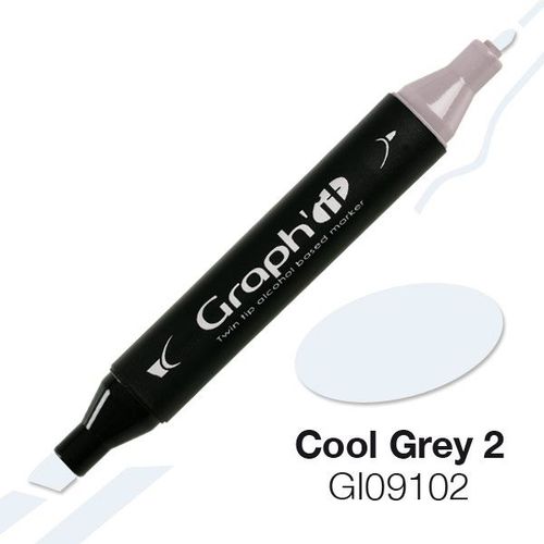 Marqueur  L'alcool Graph'it 9102 Cool Grey 2 - Graph It