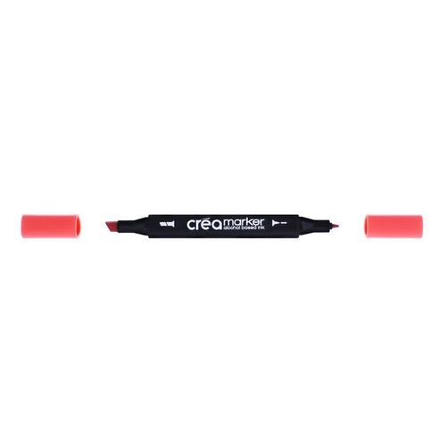 Marqueur Double,Pointe  Encre  Base D Alcool Cramarker 64 , Bleu Indien