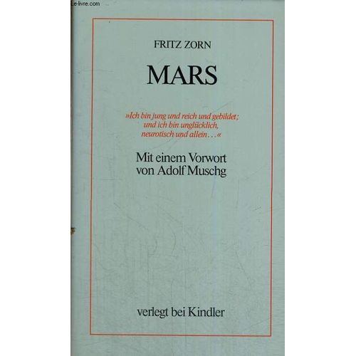 Mars   de Fritz Zorn  Format Reli 