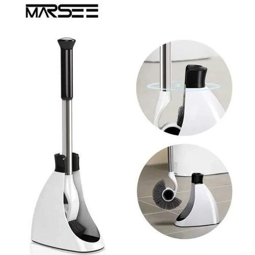 Marsee Brosse De Toilette, Brosse Wc Et Support Brosse, Brosse De Toilette Incurve Avec Support  Schage Rapide