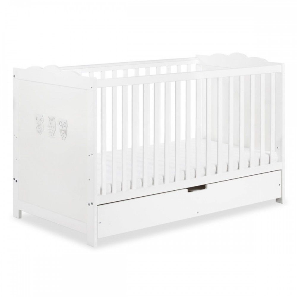 Marsell Lit Bebe Evolutif Enfant Motifs Hiboux 140x70 Tiroir Rakuten