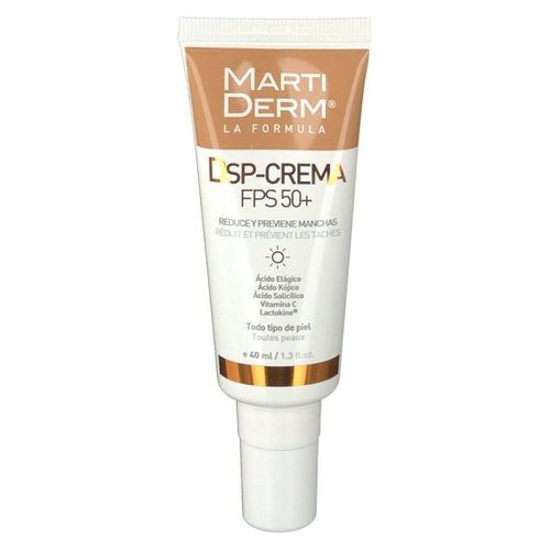 Martiderm Crema Despigmentante Antimanchas Fps 50+ 40 Ml