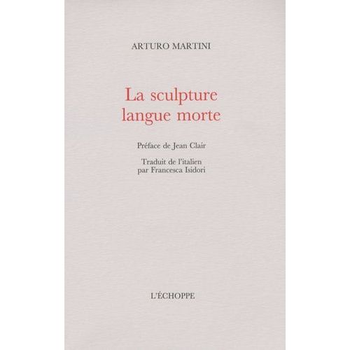 La Sculpture, Langue Morte    Format Broch 