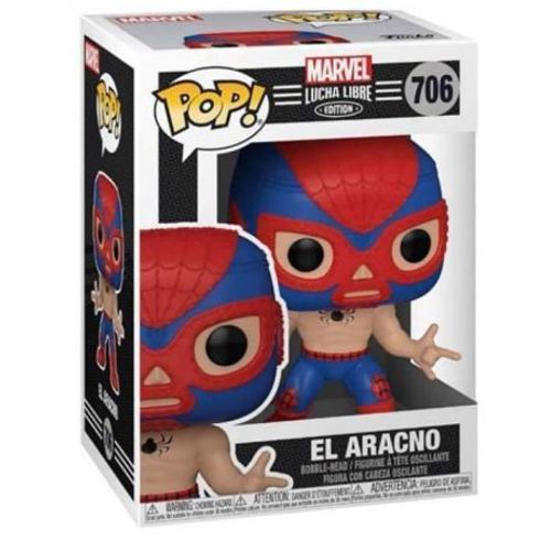 Figurine Funko Pop - Marvel Lucha Libre N706 - El Aracno (53862)