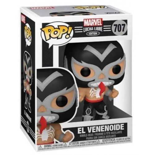Figurine Funko Pop - Marvel Lucha Libre N707 - El Venenoide (53869)