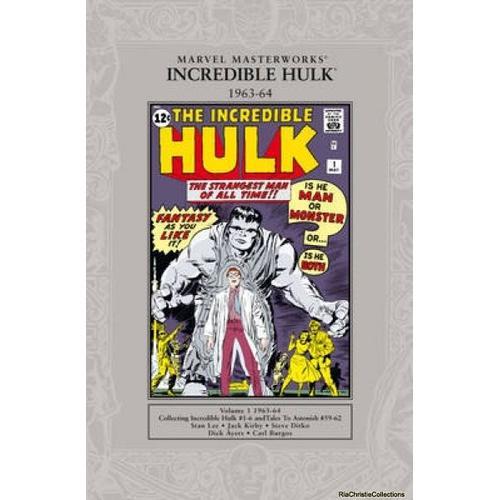 Marvel Masterworks: The Incredible Hulk 1962-64   de Stan Lee, Steve Ditko 