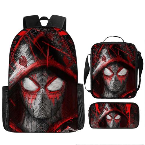 Marvel Spider-Man Dessin Anim Sac  Dos Monde Parallle tudiant Dessin Anim Sac  Dos Sac D'cole Pour Enfants tui  Stylo Shb13595