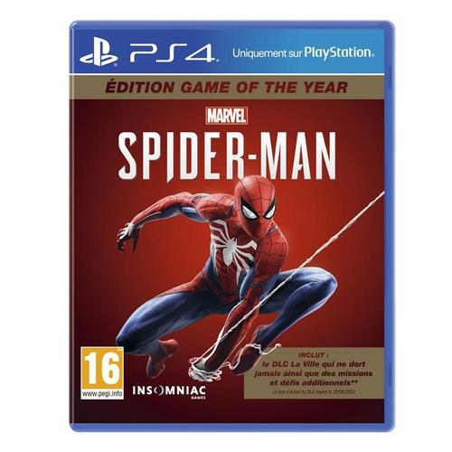 Marvel's Spider-Man : Edition Game Of The Year Ps4