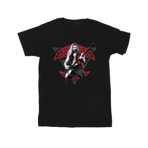 Marvel - T-Shirt Thor Love And Thunder Solo Guitar - Homme