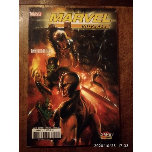 Marvel Universe 1  4 Annihilation Intgrale   de lee stan 