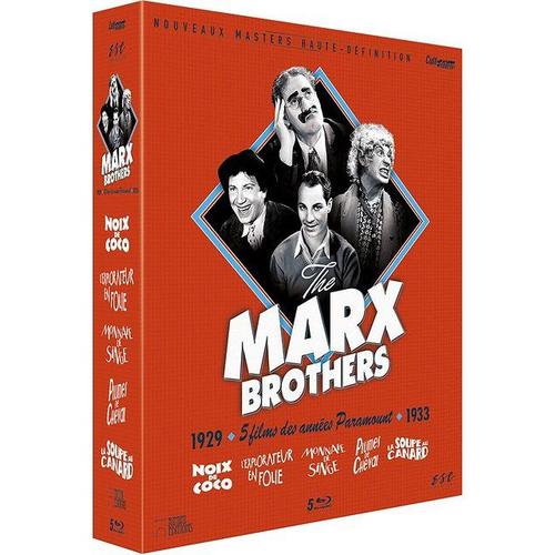 Marx Brothers - Coffret 5 Films - Coffret Collector - Blu-Ray