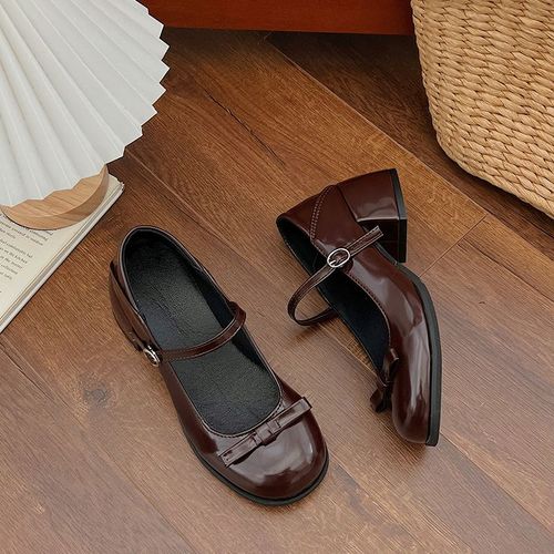 Mary-Chaussures  Essence lgantes Pour Femmes,Chaussures  Talons Bas,Mode Dcontracte,Strucunique,Chaussures De Style Collge Pour Dames,Escarpins Simples, - 36