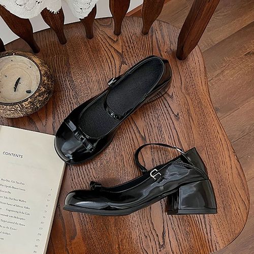 Mary-Chaussures  Essence lgantes Pour Femmes,Chaussures  Talons Bas,Mode Dcontracte,Strucunique,Chaussures De Style Collge Pour Dames,Escarpins Simples, - 38