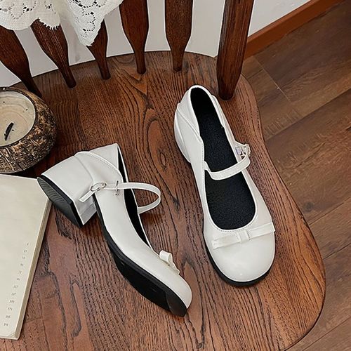 Mary-Chaussures  Essence lgantes Pour Femmes,Chaussures  Talons Bas,Mode Dcontracte,Strucunique,Chaussures De Style Collge Pour Dames,Escarpins Simples, - 37