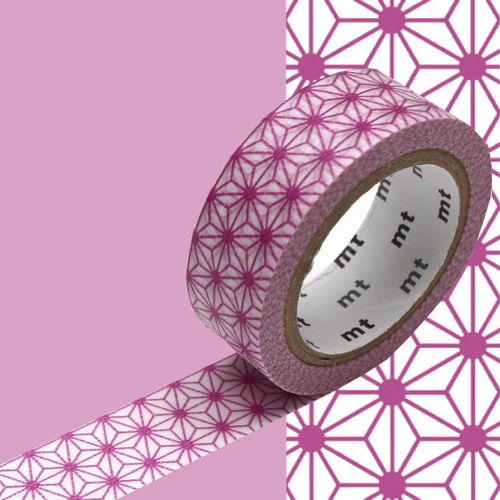 Masking Tape Mt toile Asanoha Violet