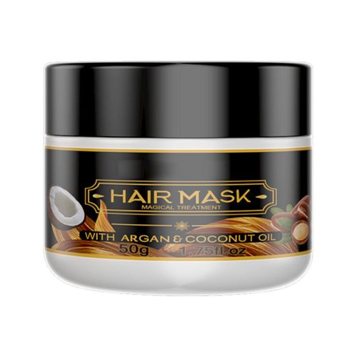Masque  L'huile De Noix De Coco Pour Cheveux Boucls, Rparation Des Racines Endommages, Pour Tous Les Types De Cheveux, Hydratant Et Lissant, Revitalisant, Soins Capillaires