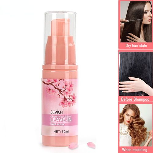 Masque Capillaire  La Kratine, 30ml, Soin Capillaire  La Fleur De Cerisier, Rparation Et Lissage Des Cheveux, Acide Amin, Sans Rinage