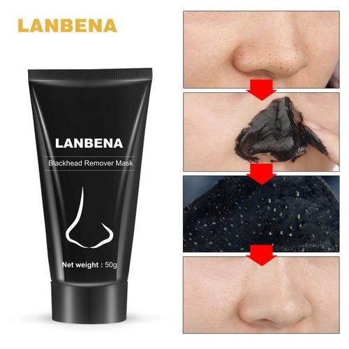 Masque De Nettoyage En Profondeur Du Nez, Dissolvant De Points Noirs, Hydratant, Peeling Au Charbon De Bambou, 50g, Tslm1