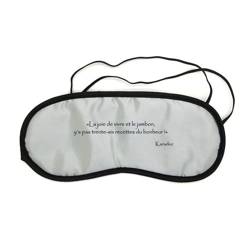 Masque De Nuit Pour Repos Voyage Et Sommeil Kaamelott Karadoc Recette Bonheur