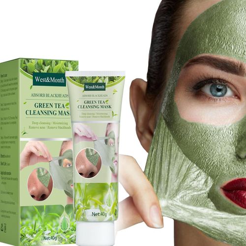 Masque En Argile Au Th Vert Purifiant Le Visage, Nettoyage En Profondeur, Dissolvant D'acn, Hydratant, claircissant Pour Tous Les Types De Peau