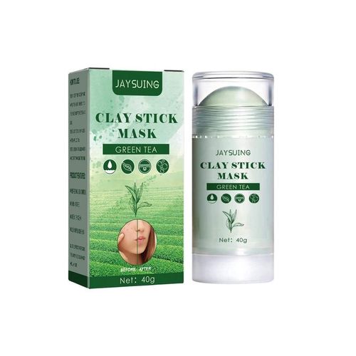 Masque En Bton De Th Vert Pour Le Visage, Dissolvant De Points Noirs, Sans Pores, Nettoyage En Profondeur, Contrle De L'huile, claircissant Pour Toute La Peau
