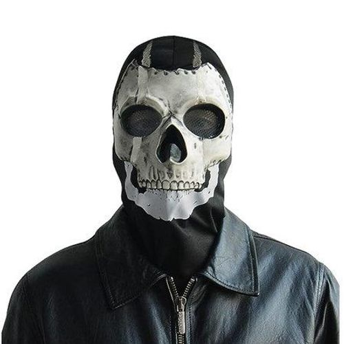 Masque Fantme D'halloween Mw2 War Game Masque Ghostface Masque De Crne Complet Effrayant