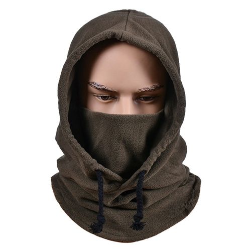 Masque Intgral Unisexe,Cagoule Polaire,Bonnet De Sport D'hiver Chaud,Cache-Cou,Cyclisme,Ski,Cyclisme,Sourire - Type Army Green