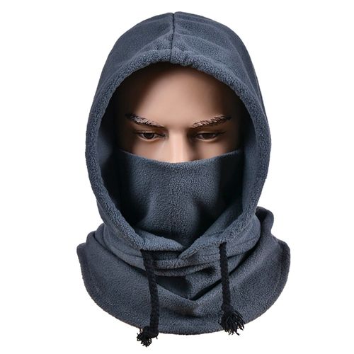 Masque Intgral Unisexe,Cagoule Polaire,Bonnet De Sport D'hiver Chaud,Cache-Cou,Cyclisme,Ski,Cyclisme,Sourire - Type Grey