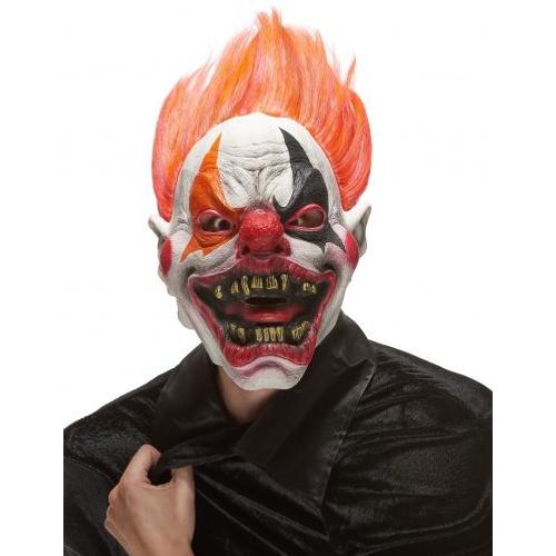 Masque Latex Clown De L'enfer Adulte Halloween,
