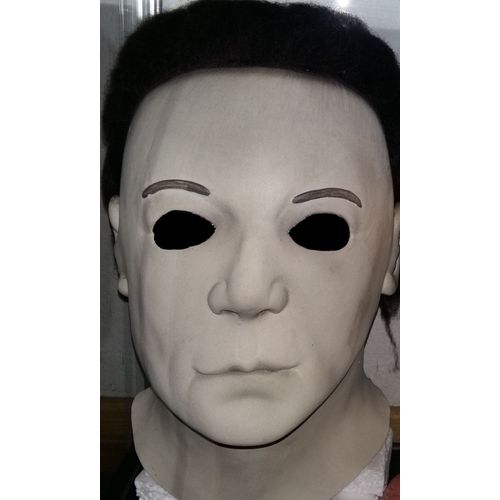 Maschera Michael Myers Halloween - Testa Intera In Lattice Con Capelli, Modello 1978, Per Adulti, Taglia Unica