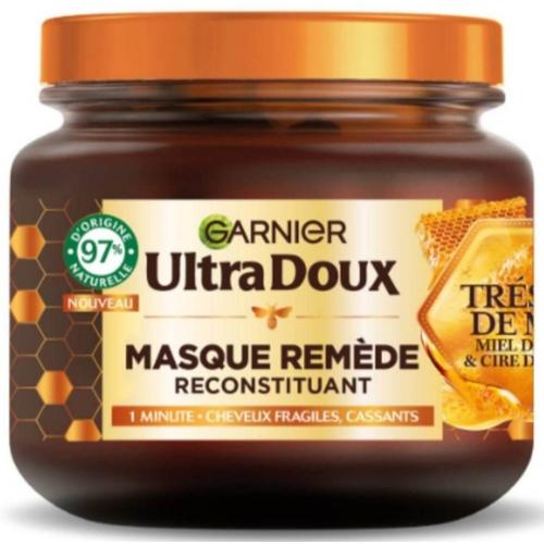 Masque Remde Nourrissant Cheveux Fragiles, Cassants Ultra Doux Garnier 340ml