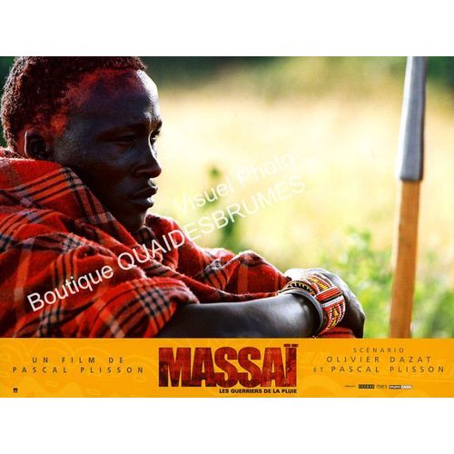 Massa - Les Guerriers De La Pluie : Photo D'exploitation Cinmatographique - Format 21x28 Cm - De Pascal Plisson Avec Ngotiek Ole Mako, Paul Nteri Ole Sekenan, Parkasio Ole Muntet - 2004