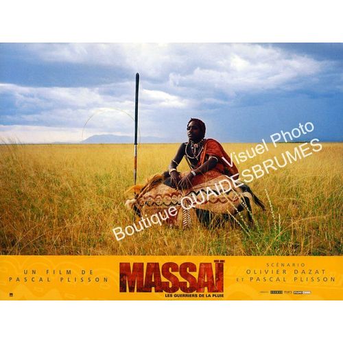 Massa - Les Guerriers De La Pluie : Photo D'exploitation Cinmatographique - Format 21x28 Cm - De Pascal Plisson Avec Ngotiek Ole Mako, Paul Nteri Ole Sekenan, Parkasio Ole Muntet - 2004