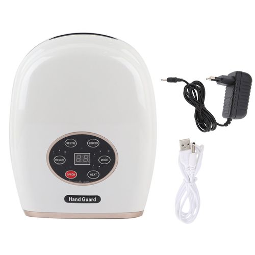 Masseur Electrique Pour Les Mains, Massage Des Points D'acupuncture Des Doigts, Soulagement De La Douleur, Outil De Soins Des Mains Pour Le Bureau Et La Maison, Blanc, Ue