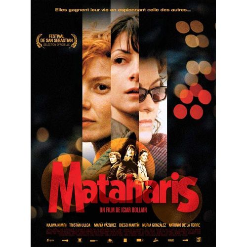 Mataharis  - Vritable Affiche De Cinma - Format 120x160 Cm - De Icar Bollan Avec Najwa Nimri, Tristn Ulloa, Diego Martn, Antonio De La Torre - 2008