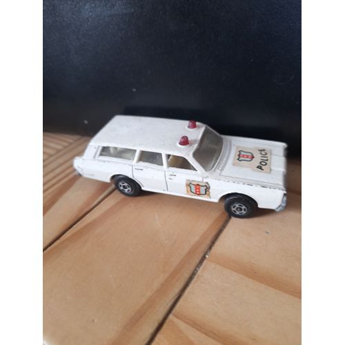 MATCHBOX SUPERFAST NO. 55 Mercury Police Car (RARE SILVER BASE) In