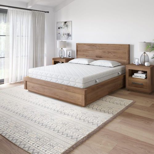 Matelas 100x200 - Matelas  Ressorts - 21 Cm - 7 Zones - Mi-Ferme
