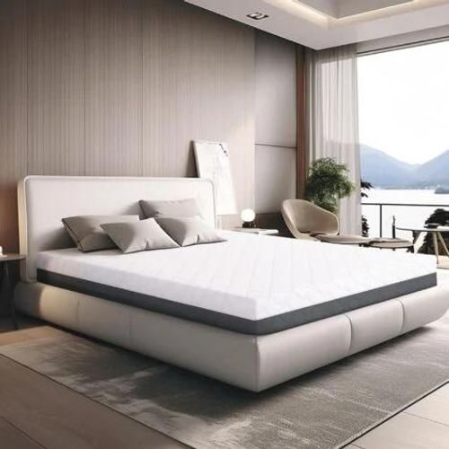 Matelas 140 X 200  Mmoire De Forme Made In Italy | Orthopdique Fermete Moyenne | Systme Anti Points De Pression | Hypoallergnique, Anti Bactries Et Acariens | Haute Respirabilit