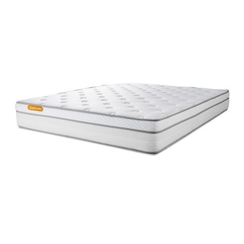 Matelas 140x190 Memo Luxe Ressorts Ensachs + Mmoire De Forme 5 Zones De Confort Maxi paisseur