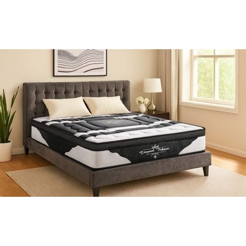 Matelas 30 Cm  Mmoire De Forme Et Ressorts Ensachs : 90 X 190 Cm / Royal Platinium