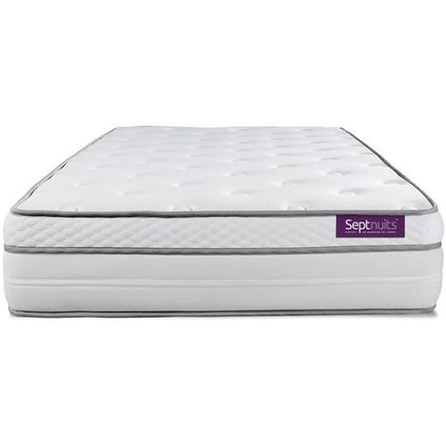 Matelas 90x190 Memo Luxe Ressorts Ensachs + Mmoire De Forme 5 Zones De Confort Maxi paisseur