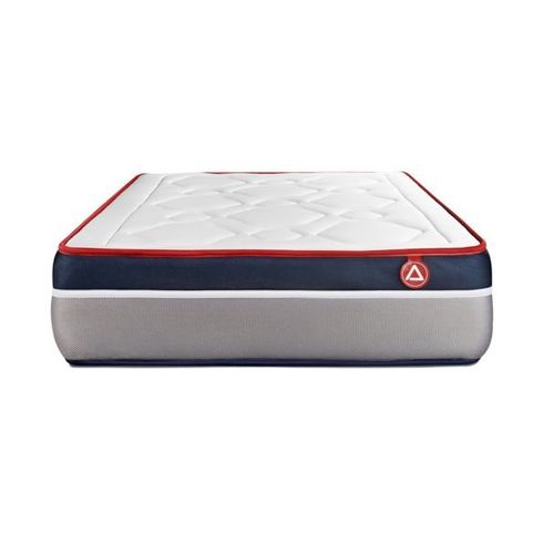 Matelas 90x190cm Vital Ergo Ressorts Ensachs + Mmoire De Forme Maxi paisseur 7 Zones De Confort