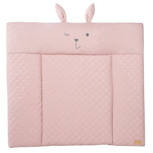 Roba Matelas  Langer Roba Style - 85 X 75 Cm - Impermable - Doux Et Facile  Nettoyer - Rose / Visage De Lapin