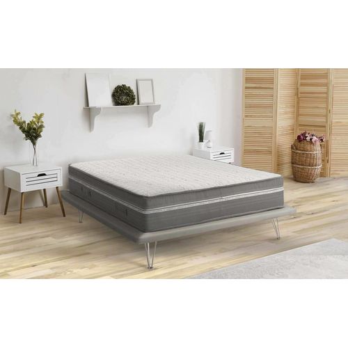 Matelas Double En Memory Foam Blanc 160x200 Cm