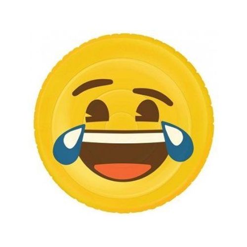 Matelas Gonflable 140 Cm Emoji Lol - Piscine Et Mer - Adulte 90 Kg Max
